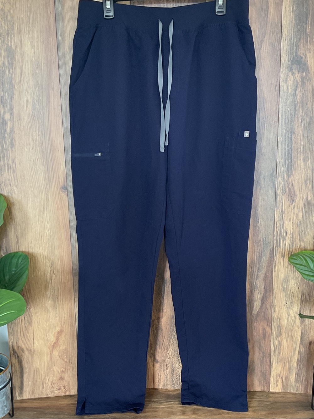 Figs Navy Women's Drawstring Jogger Scrub Pants XL/T   324B